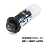 Genuine Porsche 911 Boxster Cayman Matte Black Cigarette Lighter 99765210100A05. Fixed Price $49.00.