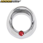 Fit For 2005 & Older Peterbilt Red Jewel 1/4" Visor Up Gauge Cover. Fixed Price $12.35.