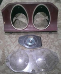1970 Ford Maverick Speedometer Cluster Lens Bezel Warning Light Mercury Comet. Fixed Price $50.00.