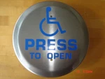 6 Round Press Open Larco Handicap Entrance/exit Automatic Door Switch. Fixed Price $50.00.