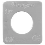 Grand General 68595 Stainless Steel Sleeper Light Switch Plate For Kenworth. Fixed Price $13.99.