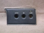 1971 1972 1973 Mercury Cougar XR7 XR-7 Rear Defogger Toggle Switch Cover Plate. Fixed Price $60.00.