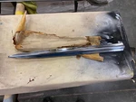 Nos 1962 Ford Falcon Futura Deluxe Rf Front Fender Stainless Trim Molding. Fixed Price $84.96.