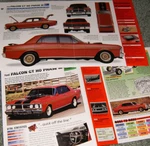 1971 Ford Falcon Gt Ho Iii Spec Info Poster Original Brochure. Fixed Price $17.99.