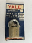 Vintage Yale HC30-600 Padlock 4 Disc Tumblers W/2 Keys Original Package. Fixed Price $18.00.