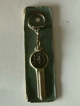 Vintage 1967 Ford Mustang Blank And Keychain. Nos. Fixed Price $39.95.