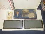 Nos Hudson Chrome License Plate Frames 206676 1941-56 Hornet Commodore Wasp Oem. Fixed Price $300.00.