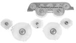 Ford Mustang Instrument Bezel Lens 67-68 5 Pcs. Fixed Price $146.65.