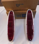 Nos Oem Ford 1960 1961 Mercury Comet Tail Light Lamp Lenses Bezels Buckets Pair. Fixed Price $229.00.