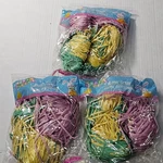 3 Pack Greenbrier International Tri-color Easter Basket Grass Filler. Fixed Price $12.82.