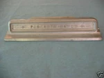 1961 1963 Pontiac Radio Block Off Bezel. Fixed Price $155.00.