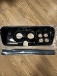 Classic Dash 71-74 Mopar Body Carbon Carrier Concorse White Face Gauges. Fixed Price $500.00.