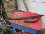 Mercedes W111, Dark Brown Front Windshield Dash Trim. Fixed Price $175.00.