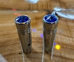Toggle Switch Extension 1-7/8" Blue Jewel Chrome Aluminum All Kenworth #UP-40019. Fixed Price $14.99.
