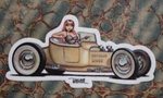 Keith Weesner Decal Vtg Ford Roadster Hot Rod Flathead V8 Auto Window Tool Box. Fixed Price $9.99.