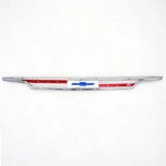 1963 Chevy Impala Biscayne Belair Trunk Molding Trim Deck Lid Emblem Bezel Oem. Fixed Price $99.99.