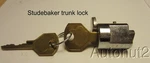 Studebaker Trunk Lock 1942 1946 1947 1948 1949 1950 Champion Models. Fixed Price $25.00.
