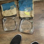 Nos Set (4) Gm 1971 Pontiac Bonneville Catalina Grandville Headlight Door Bezels. Fixed Price $200.00.