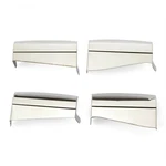 Stainless Steel Hinge Covers For Vw Beetle Bug Type 1 Split Oval Deluxe. Fixed Price $49.99.