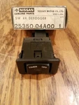 Genuine Nissan Sentra Stanza Rear Defogger/defroster Dash Switch 25350-04A00. Fixed Price $34.80.
