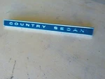 1965 Ford Country Sedan Station Wagon Dash Plate Emblem C5AB-7104460-A Nos. Fixed Price $22.58.