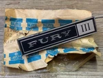 1972 1973 Plymouth Fury Iii Nos Mopar C Body Dash Pad Emblem 3590120. Fixed Price $65.00.