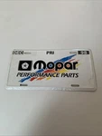 Nos Original Mopar Performance Parts License Plate Dodge Chrysler Hemi 440 6PK. Fixed Price $100.00.