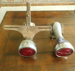 1933 Chrysler Imperial Tail Light Assemblies Lh Rh Brackets Dpcd. Fixed Price $750.00.