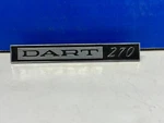 Vintage 1964 Dodge Dart 270 2217936 Ornament Emblem Badge A4. Fixed Price $39.99.
