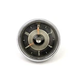 Vtg Westclox 1955 Car Dash Clock Chrome Bezel Black Dial Ford Fairlane - Usa. Fixed Price $60.00.