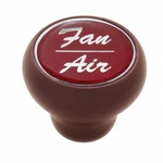 United Pacific 23540 Dash Knob, "fan/air" Wood Deluxe, Red Glossy Sticker. Fixed Price $35.04.