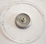1964 Ford Galaxie Dash Instrument Cluster Temperature Gauge Lens, Original. Fixed Price $9.00.