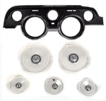 New! 1968 Mustang Dash Bezel Cluster Black Standard Interior Set With Lens Kit 5. Fixed Price $109.95.