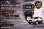 1999-2003 Lexus RX300 Radio Audio Climate Info Display Screen W/ Wood Trim F4. Fixed Price $213.89.