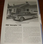 1958 Ford Fairlane 500 Interceptor Specs Info Photo. Fixed Price $5.39.