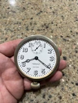 Antique Waltham 8-DAY Car Clock 37S Running H.morton Co. Oakland Dial Dash. Fixed Price $185.00.