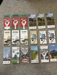 Vintage Texaco Road Maps Lot Of 18 Usa 50 S,60 S,70. Fixed Price $15.00.