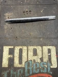 1951 1952 Ford Truck F1 Glove Box Door Trim Chrome With Hardware Oval. Fixed Price $45.00.
