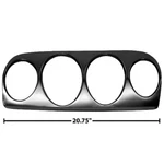 1969 Mustang New Dash Instrument Bezel Trim Plate Dynacorn - M3548DC. Fixed Price $199.99.