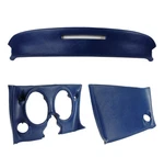 Upper & Lower Dash Pad Set - Dark Blue For 1968 C3 Corvette. Fixed Price $1517.99.