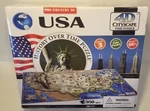 New 4D Cityscape United States Usa History Over Time Puzzle 26"X17"X2" 950 Pc. Fixed Price $28.95.