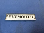 Nos Mopar 76 77 78 79 Plymouth Metal Trunk Lid Emblem Original PN#3811445. Fixed Price $49.95.