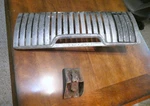 1951 1952 Chevy Center Dash Trim Radio Speaker Grille W/ Tray Original Gm. Fixed Price $50.00.