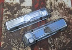Pair Chrome Pontiac 389 421 Valve Covers 1962-1966 Gto Grand Prix Tempest V8. Fixed Price $139.00.