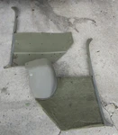 1968 Cadillac Eldorado Interior Kick Panel Molding Trim Pr (2) Lh (rough)& Rh. Fixed Price $110.00.
