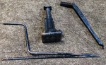93-98 Jeep Cherokee Wagoneer Xj Jack, Lug Wrench, Crank Handle Assembly Lot. Fixed Price $58.45.