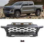 Black Front Grille Fits For Chevrolet Chevy Colorado 2023-2025 Upper W/led. Fixed Price $195.00.