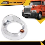 Fit For Older Freightliner Century Amber Visor 2 3/8" Up Gauge Cover Orange. Fixed Price $12.56.