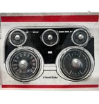 Scott Drake Clear Acrylic Instrument Cluster Lens For 1967-1968 Mustang W/ Tach. Fixed Price $81.99.