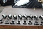 Jahn's Pistons, 8BA Flathead V8 Ford .060 And Rods. Fixed Price $280.00.